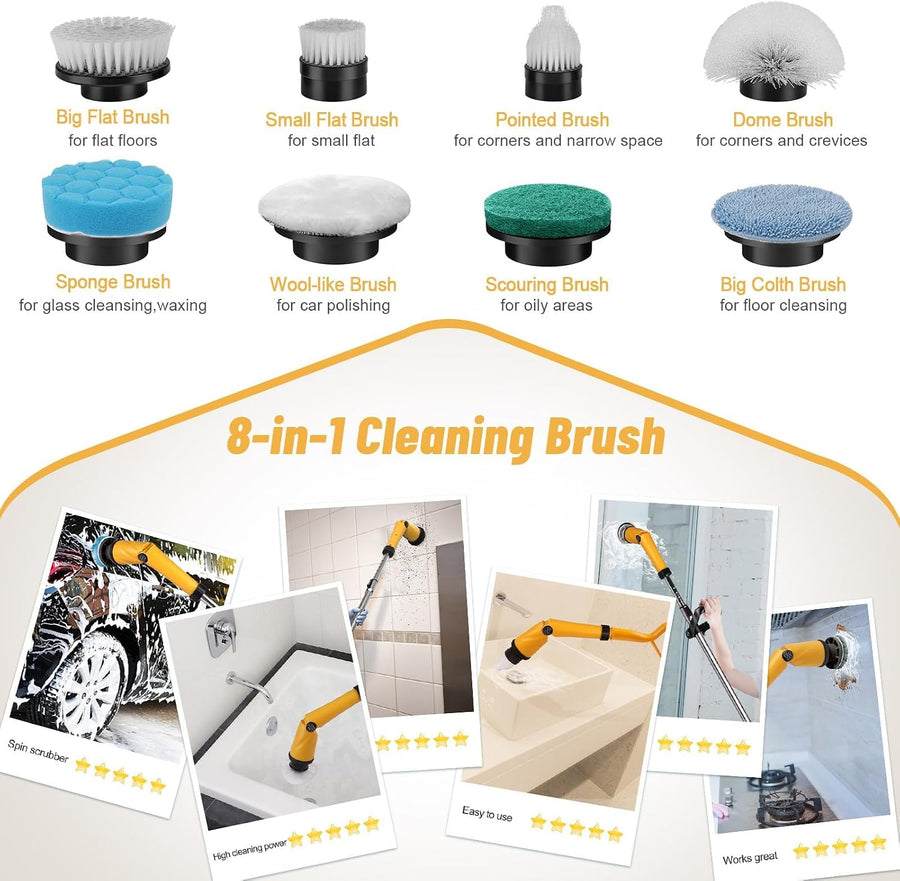 Electric Scrubber Power Spin Scrubber 1500 RPM