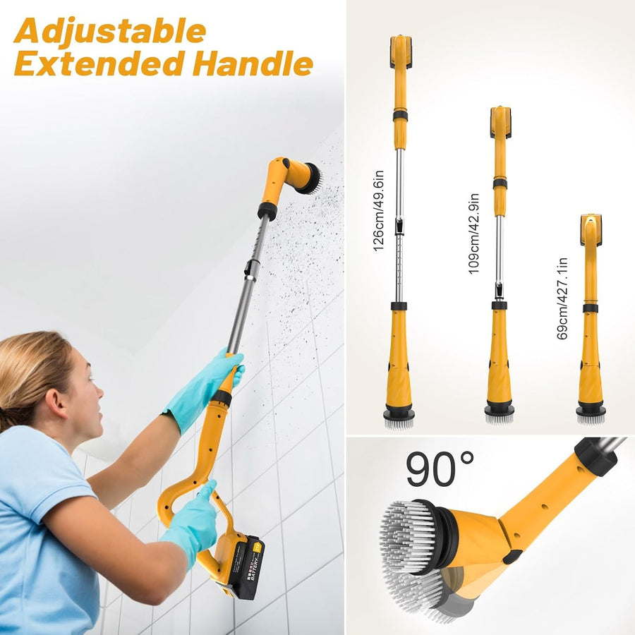 Electric Scrubber Power Spin Scrubber 1500 RPM