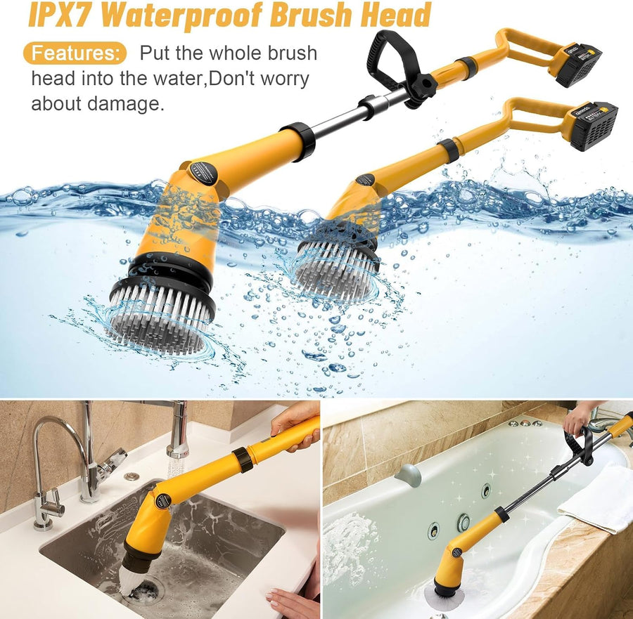 Electric Scrubber Power Spin Scrubber 1500 RPM